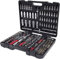 'KS Tools Chrome + Jeu de douilles et clés 195 pièces 1/4 + 3/8 + 1/2, 1 pièce, 918.0795