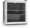 KLARSTEIN Nevera Pequeña Puerta Cristal Habitaciones, Nevera Portatil Electrica, Mini Nevera Pequeña para Bebidas, Frigorificos Pequeños 47 L, Mini Frigorifico con Estantes, Neveras Pequeñas