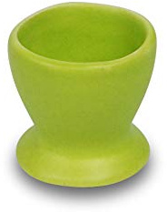 Quailzz® Wachteleierbecher Lemon – Handbemalter Eierbecher für Wachteleier – Perfekte Passform für Wachteleier – Keramik Eierbecher – Frühstückszubehör & Geschenkidee für Wachtelfans