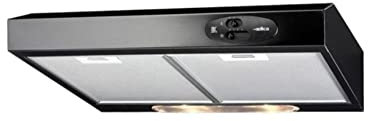 Cappa per cucina filtrante, Installazione Sottopensile, da 90 cm, Nero KREA GFA BL/F/90