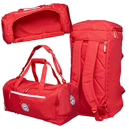 FC Bayern München Sporttasche - Rubber Badge Logo - Rot Tasche | FCB