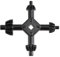 KATUR 4 Way Chuck Key Universal 4 in 1 Chuck Key Fit Drill Power Tool Cordless Multi Universal Power and Hammer Drill Wrench 5.9/6/7.7/9.3mm Diameter (Large)
