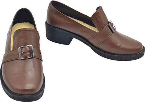 GSFDHDJS Cosplay Stiefel Schuhe for Black Butler Ciel Phantomhive Brown