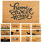 Fußmatte Kokosfaser Sweet Home - 70x40cm - Willkommens Fussmatte mit Antirutsch PVC & Kokos Oberfläche - für Hauseingänge, Flure, Außentüren, Wohnaccessoires - Schlichtes Originaldesign