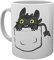 Tasche Drachen Zahnlos Kaffeebecher Tassen Mug Cup