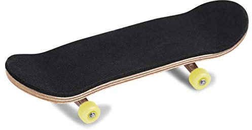 Tyenaza Griffbretter 1 Stück Ahornholz + Legierung Fingerboard Fingerboards Mit Box Reduzieren Sie den Druck Kindergeschenke(Gelb)