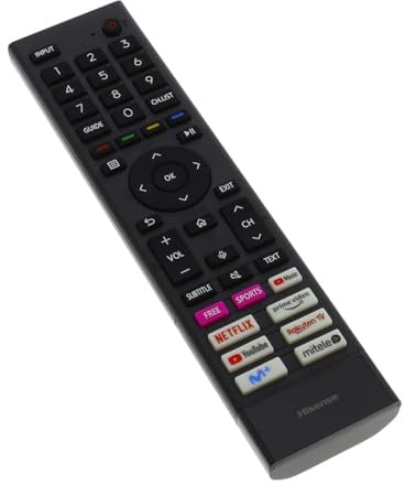 Telecommande ERF3D80HT288493 pour Televiseur HISENSE