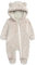 Alunsito Tuta da neonato per neonato Tuta invernale con orecchie da orso con cappuccio Pagliaccetti caldi in pile Tuta vestiti Beige 6 3-6, mesi