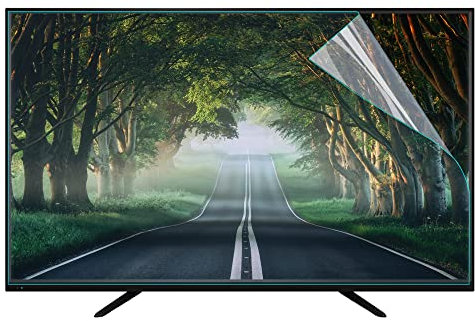 CUNIO 32-75 Inch TV Screen Protector, Blue Light Blocking Filter Film, Matte Anti-Glare Film Ultra-Clear Film for LCD, LED, OLED & QLED 4K HDTV / 40in 875x483mm