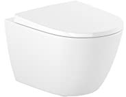 Roca A346688000 Taza Suspendida Compacta, Rimless, Coleccion Ona, Blanco (No Incluye Asiento)