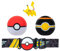 Pokémon PKW2718 - Clip and Go Pokéball Gürtel Set - Pokéball, Luxusball & Pikachu, offizielles Set mit Figur