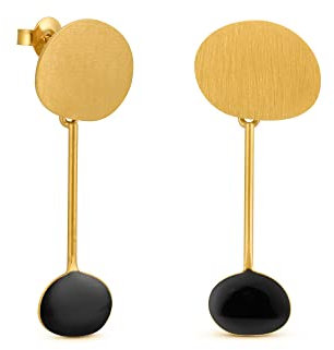 GOLDENE OHRRINGE MIRÓ JEWELRY | Entworfen von Joidart | Miró-Kollektion | 24 Karat vergoldetes Metall