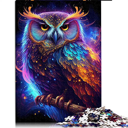 1000 Teile Puzzles Nebula Owl Puzzles für Erwachsene Kartonpuzzles Family Entertainment Toys (Größe 26x38cm)