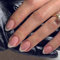 24Pcs Almond False Nails - French Tip - White French Style - Medium Length - Glossy Full Cover Glue on Nails - Removable DIY Nail Art