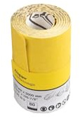 Klingspor PS 30 D Schleifrolle, 115 x 5000 mm, Korn 80 – Schleifband für Holz, Lack, Farbe und Spachtel, reißfestes Schleifpapier, flexibel und faltbar 280589
