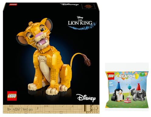 Lego Set: 43247 Simba, der Junge König der Löwen & 30667 Geburtstagsparty der Tiere