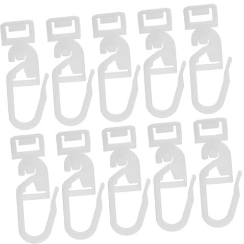 OFFSCH 36pezzi Ganci Per Tende Da Doccia Accessori Per Tende Da Bagno Facili Installare e Resistenti Per Uso Domestico e Esterno