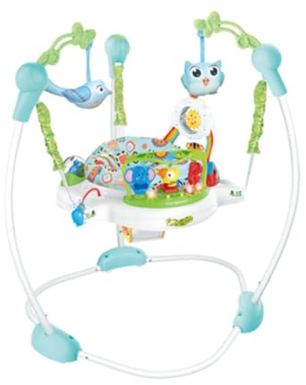 harayaa, Centre de Jeu Interactif, Centre D'activités de Saut Multifonctionnel pour Bébé à Partir de 6 Mois, Enfants, Bleu