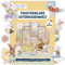 Papierdrachen Fensteraufkleber Osterhasenwelt - 6 Stickerbögen mit fröhlichen Ostermotiven - Kinderzimmer - Fensterdeko - statisch haftend - Ostern - Set 01