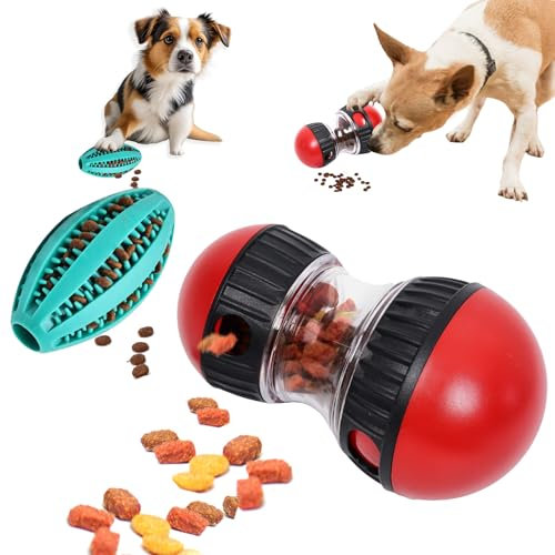 GOORFAC-Hunde intelligenzspielzeug,Hundespielzeug 2-teiliges Set,Intelligenzspielzeug für hunde hilfe bei der Verdauung,Interaktives hundespielzeug,Das perfekte Hundezubehör, Kleine und mittlere Hunde