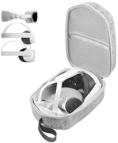 Carry Case for Quest 3S/Meta Quest 3 /Quest 2/PICO 4/Vision Pro VR Headset and Other Accessories