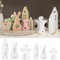 6 Stück Silikonformen Gießformen,Silikonformen Gießformen Engel 3D,Gießformen Häuser,Ostern Hase Backform,Osterhase Kerzen Giessform,Beton Zum Gießen Silikonform,Ostern Kaninchen Silikonformen