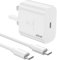 KP TECHNOLOGY 45W Super Fast Charger for Samsung Galaxy A26 / Galaxy A36 / Galaxy A56 5G, USB C Port PD Charger Plug (Charging Cable + PD Plug) Wall Adapter Power Delivery Charger (WHITE)