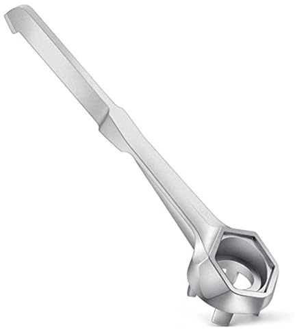 Drum Cap Wrench - Aluminium Barrel Opener, Sturdy and Durable Key Tool | Efficient Bottle Opener 10 15 20 30 50 55 Gallon for Use of Workshop Equipment for the Use of Workshop Equipment