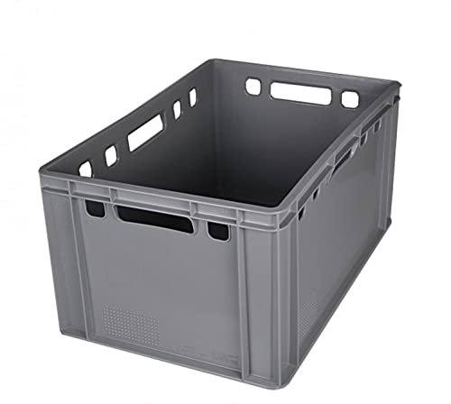 Teterower Kunststoffe GmbH & Co.KG Eurofleischkiste grau E1 / E2 / E3, Größe:E3