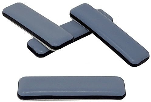 SBS Teflon-Möbelgleiter | 19 x 70 mm | 16 Stück | selbstklebend | PTFE-Gleiter