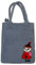 Mumins - Tragetasche -Sneaky Kleine My- Grau, 30x35 cm (Klippan)