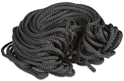 Windhager Befestigungsseil für Katzenschutz-Netz, Schnur zum Befestigen, 20 m, schwarz, 06777