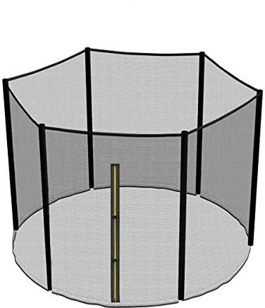 Greenbay Trampolinnetz Ersatznetz für Trampolin 6FT - 183cm – 6Stangen