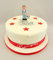 The Cake Emporium Ltd Male Vet Ormament with Dog & Happy Birthday Motto Cake Topper Set (Red, 10 Pieces, 8cm x 8cm, Birthday Occasion)
