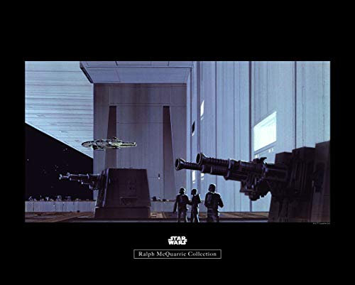 Komar Wandbild | Star Wars Classic RMQ Death Star Hangar | Kinderzimmer, Jugendzimmer, Dekoration, Kunstdruck | ohne Rahmen | WB131-50x40 | Größe: 50 x 40 cm (Breite x Höhe)