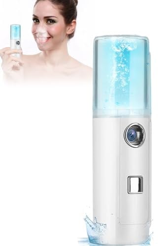 Pulverizador Facial Nano Mist Hidratante Hidratante Pulverizador Facial Carga USB Portátil de Mano Mist Spray Atomization Mister 30ml