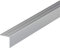 ufitec® Alu Winkelprofil 30x25 mm mit Rillen selbstklebend, Treppen Kanten & Stufen Winkel Schutzprofil (30 x 25 mm | 195 cm Länge, Silber)