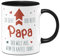 Tassenbrennerei Tasse So sieht der beste Papa der Welt aus wenn er Kaffee trinkt - Geschenk mit Spruch lustig (Papa-Schwarz)