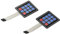 Teclado de matriz de matriz de 4 x 3, teclado universal de interruptor de membrana de 12 teclas (69 x 77 x 1 mm)