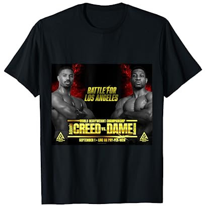 Creed vs Dame Poster gelb T-Shirt