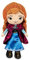 Disney Store Anna Offizielles Kuscheltier aus Die Eiskönigin – Völlig unverfroren, 32 cm, weiche Puppe mit Stickdetails, klassischem Prinzessinnen-Outfit mit Velours-Cape, geeignet ab 0 Jahren