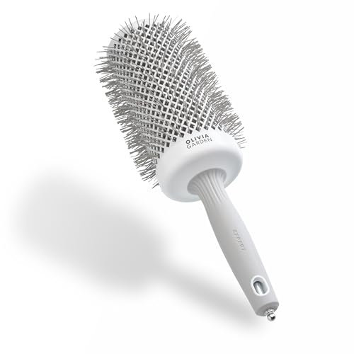OLIVIA GARDEN Expert Blowout Speed Wavy Bristles 65 mm - White & Grey