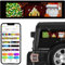 OBEST Panneau LED Programmable,Panneau LED Flexible,LED Car Graffiti Personnalisé,Télécommande APP,Connexion USB/Allume-Cigare,câble de 5M,Pour Voiture,Magasin,Publicitaire