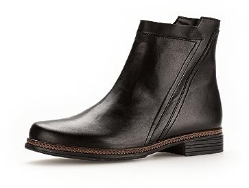 Gabor Damen Ankle Boots | Frauen Stiefeletten | Wechselfußbett | Best Fitting | Bootee | Booties | halbstiefel | schwarz (Ra.cogn.) | 40.5 EU - 7 UK