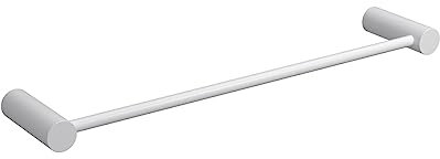 Porte-Serviette 50cm tubo INOX Blanc 1 Barre