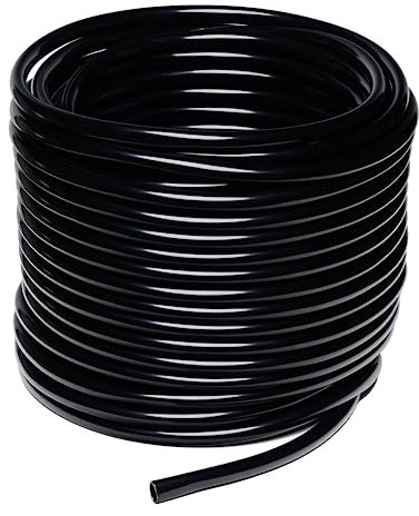 CARPATHEN Tubo per irrigazione a goccia 5/16 - linea principale nera da 200 piedi - (.42 OD x 0,30 ID) 100 ft PVC linea d'acqua