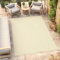TAPISO Mono Teppich Kurzflor Indoor Outdoor UV-beständig Creme Einfarbig Wohnzimmer Schlafzimmer Kinderzimmer Modern Design ÖKO-TEX 240 x 330 cm
