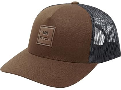 RVCA Herren Trucker Snapback Curve Cap ~ ATW Brown, braun, Einheitsgröße