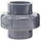 PVC Union Connector, 40mm Inner Dia Pipe Plumbing Fittings, Grey Solvent Socket Quick Connector for Aquarium Fish Tank Pond