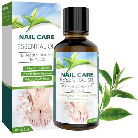 Tea Tree Oil Nail Care - 30 ml Care Oil for Nails, Strengthens and Promotes Nail Growth, Ideal for Healthy Nail Growth.